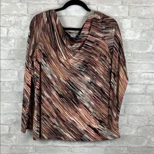 Long Sleeve Cowl Neck knit Top